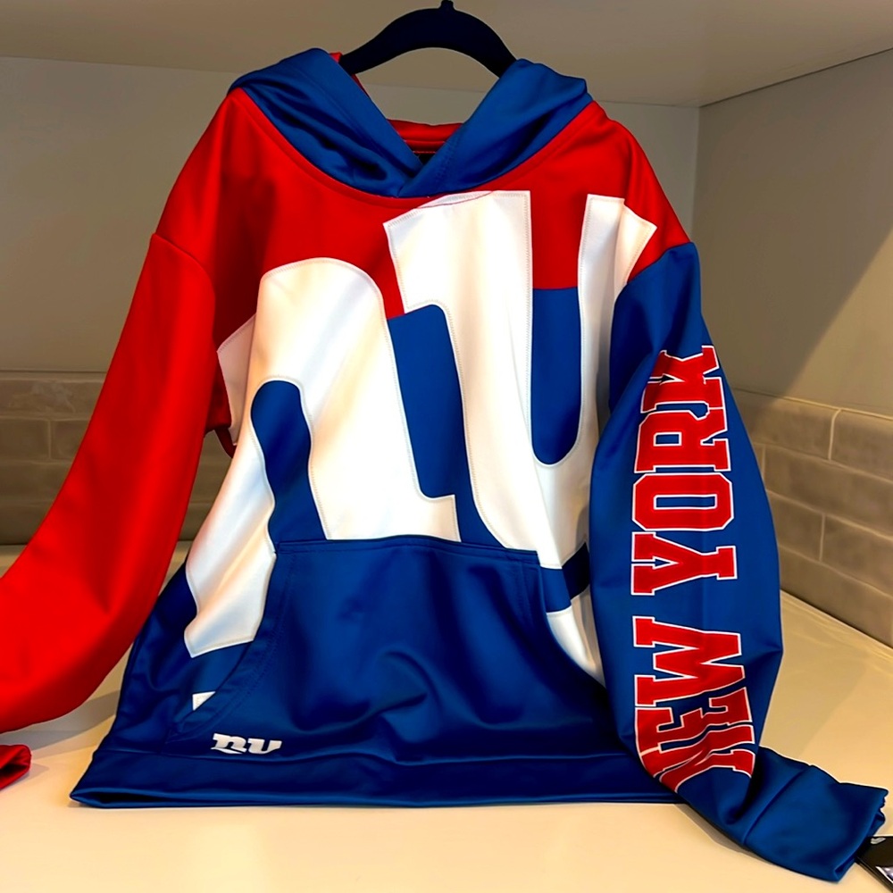 NWT Kids NY GIANTS HOODED SWEATSHIRT